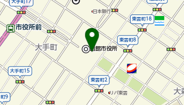 【予約制】Bounce ロッカー サツドラ 函館花園店 保管場所の地図画像