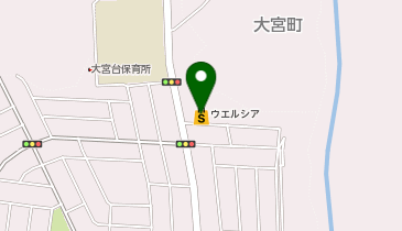 【予約制】Bounce ロッカー ウエルシア千葉大宮台店 収納スポットの地図画像
