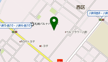 【予約制】Bounce ロッカー ヤマト運輸 八軒営業所 保管場所の地図画像