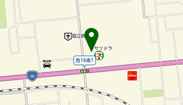 【予約制】Bounce ロッカーサツマ帯広西15条店 保管場所の地図画像