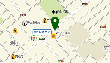 【予約制】Bounce Locker Yamato Transport Shizuoka Site Center Storage Spotの地図画像