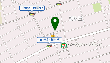 【予約制】Bounce ロッカー サツドラ千歳梅ヶ丘店 保管場所の地図画像