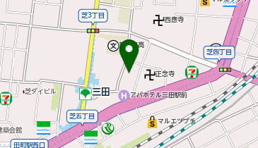 【予約制】Bounce ロッカー セブンイレブン三田駅北側保管場所の地図画像