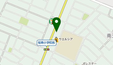 【予約制】Bounce ロッカー ウエルシア鈴鹿桜島店 収納スポットの地図画像