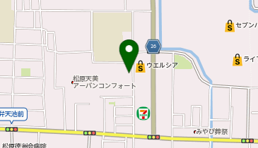 【予約制】Bounce ロッカー ウエルシア松原天満東店 収納スポットの地図画像