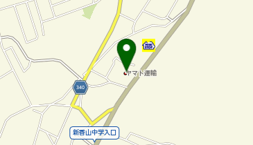 【予約制】Bounce ロッカー ヤマト運輸 岡崎岩津センター 保管場所の地図画像