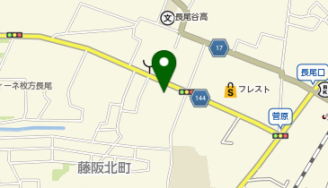 【予約制】Bounce ロッカードラッグストアアカカベ長尾元町店保管場所の地図画像