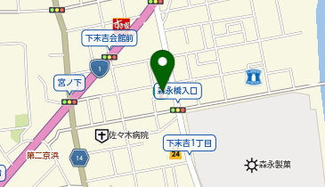 【予約制】Bounce ロッカー セブンイレブン 横浜下末吉一丁目店 お預かりスポットの地図画像