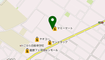 【予約制】Bounce ロッカー マミーマート 籠原店 収納スポットの地図画像