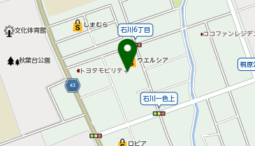 【予約制】Bounce ロッカー ウエルシア藤沢石川店 保管場所の地図画像