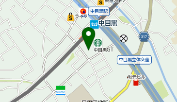 【予約制】Bounce ロッカー セブンイレブン 上目黒2丁目店 保管場所の地図画像