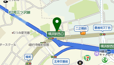 【予約制】Bounce セブンイレブン 横浜南軽井沢店 ロッカー 保管場所の地図画像