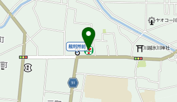 【予約制】Bounce ロッカー セブンイレブン川越宮下町2丁目店 保管場所の地図画像