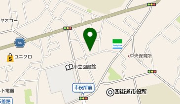【予約制】Bounce ロッカー ウエルシア四街道鹿戸店保管場所の地図画像