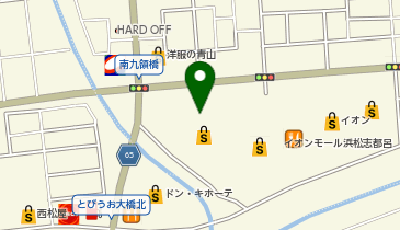 【予約制】Bounce イオンモール浜松シトロロッカー保管場所の地図画像