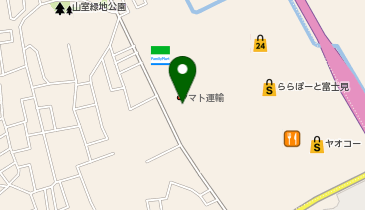 【予約制】Bounce ロッカー ヤマト運輸 富士見山室センター保管場所の地図画像