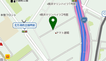 【予約制】Bounce ロッカー ヤマト運輸 横浜錦町センター 保管場所の地図画像