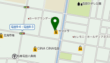 【予約制】Bounce ロッカー 薩摩屯田店保管場所の地図画像