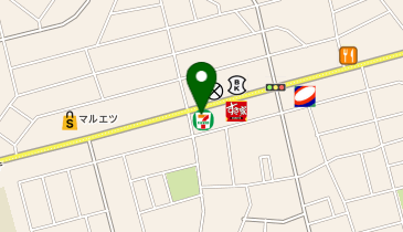 【予約制】Bounce セブンイレブン久喜栗原2丁目店のロッカー保管場所の地図画像