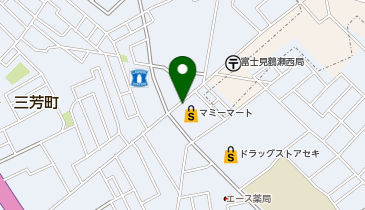 【予約制】Bounce ロッカーマミーマート三好店 収納スポットの地図画像