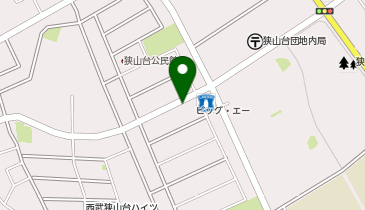 【予約制】Bounce ロッカー Big-A 狭山狭山台店 お預かりスポットの地図画像