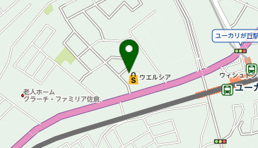 【予約制】Bounce ロッカー ウェルシアゆかりが丘店 保管場所の地図画像