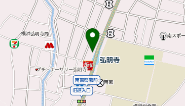 【予約制】Bounce セブンイレブン 横浜弘明寺駅前店 ロッカー 保管場所の地図画像