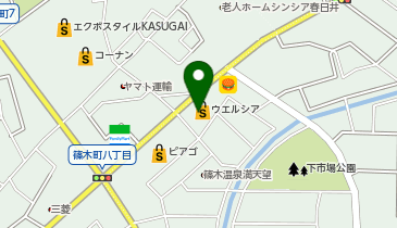 【予約制】Bounce ウエルシア春日井篠木店のロッカー収納場所の地図画像