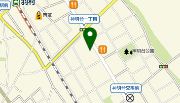 【予約制】Bounce ロッカー ビッグ・エー 羽村神明台店 収納スポットの地図画像