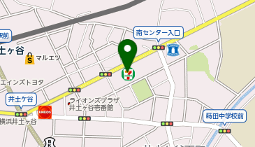 【予約制】Bounce ロッカー セブン-イレブン 横浜井土ヶ谷下町店 預かりスポットの地図画像