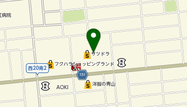 【予約制】Bounce ロッカーサツマ帯広西19条店 保管場所の地図画像