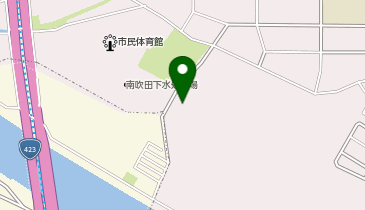 【予約制】Bounce ロッカー ヤマト運輸 吹田南金田町センター 保管場所の地図画像