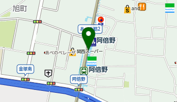 【予約制】Bounce ロッカー 大阪メトロ谷町線 阿倍野駅 北口 荷物預かりスポットの地図画像