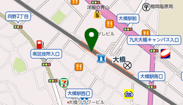 【予約制】Bounce ロッカー レイリア橋保管場所の地図画像