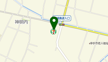 【予約制】Bounce ロッカー セブンイレブン幸手神明内店 保管場所の地図画像