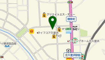 【予約制】Bounce ロッカー京急ストア スパーク北久里浜保管場所の地図画像