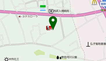 【予約制】Bounce ロッカーベルグ入間野田店 お預かりスポットの地図画像