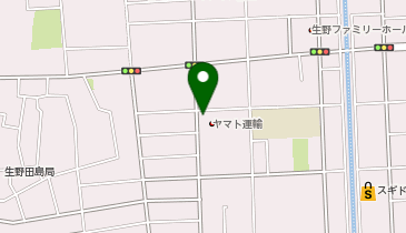 【予約制】Bounce ロッカー ヤマト運輸 辰巳西営業所 保管スポットの地図画像