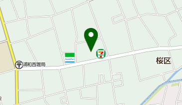 【予約制】Bounce Locker Seven-Eleven Urawa Bessho Numa Street Store Storage Spotの地図画像