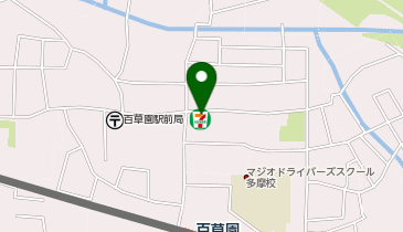 【予約制】Bounce セブンイレブン桃園駅北口ロッカー保管場所の地図画像