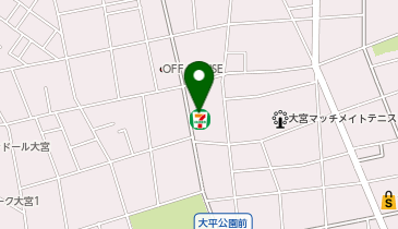 【予約制】Bounce ロッカー セブンイレブン さいたま櫛引町1丁目南店 保管場所の地図画像