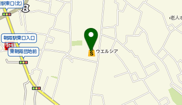 【予約制】Bounce ロッカー ウエルシア朝霞根岸台店 保管場所の地図画像