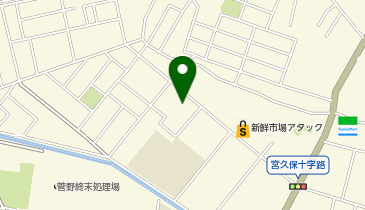 【予約制】Bounce ロッカー 福太郎薬局 宮窪店 保管場所の地図画像