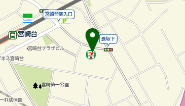 【予約制】Bounce Locker Seven-Eleven Kawasaki Miyazaki 2-chome store Storage Spotの地図画像