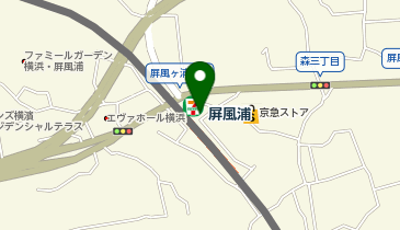 【予約制】Bounce 京浜急行電鉄屏風浦駅ロッカー保管場所の地図画像