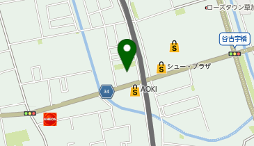 【予約制】Bounce ロッカー ツルハドラッグ 草加5丁目店 収納スポットの地図画像