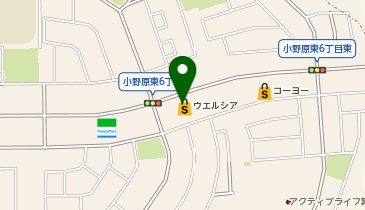 【予約制】Bounce ロッカー ウエルシア箕面小野原東店 収納場所の地図画像