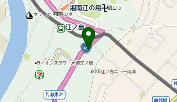 【予約制】Bounce ロッカーハックドラッグ江ノ島店保管場所の地図画像