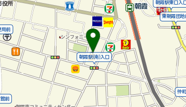 【予約制】Bounce ロッカー東武ストア朝霞預かり所の地図画像