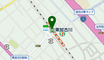 【予約制】Bounce ロッカー JR西日本 東加古川駅 収納スポットの地図画像